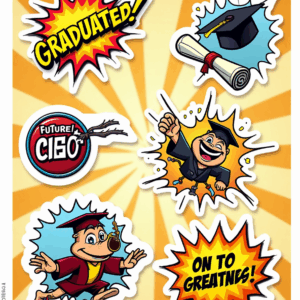 Graduation & Farewell - Sticker Sheet v11
